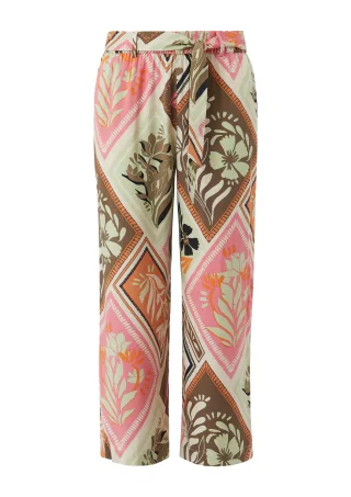 comma - Hose pink|mehrfarbig - Gr. - 36