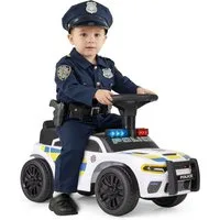 COSTWAY Rutscherauto, (1-tlg), Rutschauto, Kinderauto mit Licht, Musik, Sirene & Stauraum