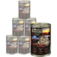 Dehner Wild Nature Hochmoor Senior, Geflügel & Ente Ente, Nassfutter für: Hunde, Nassfutter für ältere Hunde, glutenfrei