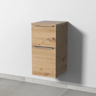 Sanipa 3way Unterschrank mit 2 Auszügen, Eiche Natural-Touch, UM14285 UM14285
