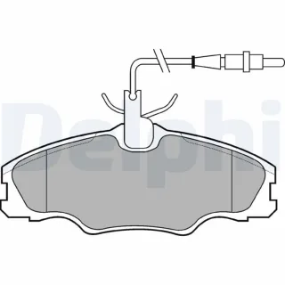Delphi Bremsbel?ge vorne Peugeot 406 LP985