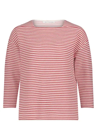 Betty & Co - Ringelshirt rot/weiß - Gr. - 36
