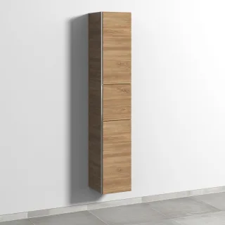 Sanipa 3way Hochschrank mit 2 Türen und 1 Auszug, Eiche-Kansas BR10159