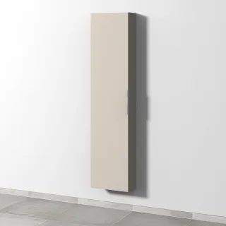Sanipa 3way Hochschrank mit 1 Tür, Kaschmir-Matt UP1641U