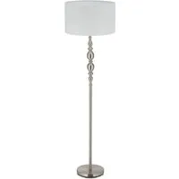 relaxdays Stehlampe Wohnzimmer beige