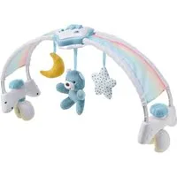 Chicco Spielbogen Regenbogen-Spielbogen für Kinderbett 2 In 1, mit Licht und Melodien, Blau