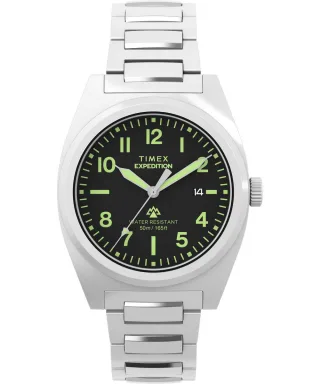 Timex Expedition North Capstone Silber Herren Armbanduhr TW2Y18300