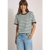 CECIL T-Shirt aus softem Materialmix