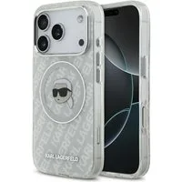 KARL LAGERFELD Handyhülle Case MagSafe iPhone 17 Pro Kunststoff Figur transparent 6,3 Zoll, Kantenschutz
