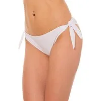 Aquarti Bikini-Hose Damen Bikinihose seitlich zum Binden Hüftslip in schönen Unifarben