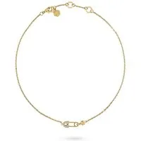 PHILIPP PLEIN Charm-Kette PLEIN SAFETY PIN (Single item, 1-tlg., Not a set – not applicable to this product)