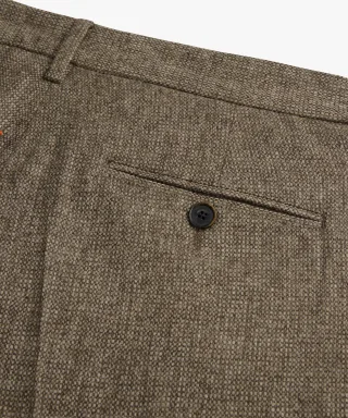 Profuomo - Braune Wolle Hose Braun - Gr. - 54