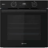 BAUKNECHT Einbaubackofen BBA2S85HU1, mit 1-fach-Teleskopauszug, GentleSteam – für ein saftiges Inneres und ein knuspriges Äußeres