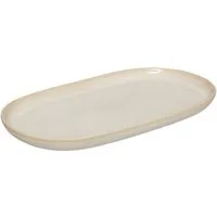 Secret de Gourmet Etagere Langer Teller aus Steingut TERRE, 18 x 30 cm, Keramik, (Etagere)