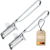 WESTMARK Spargelschäler 2 Stück Sparschäler mit beweglicher Klinge, ideal für Gemüse, Ergonomisches Design, einfache Reinigung