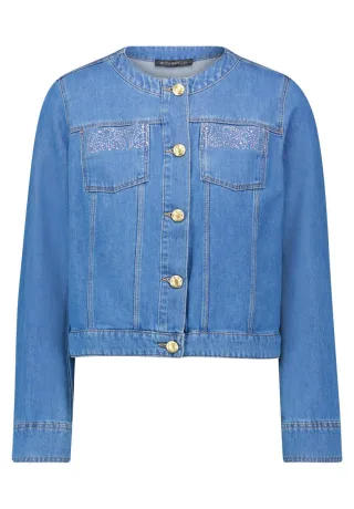 Betty Barclay - Kurze Jeansjacke blau - Gr. - 42