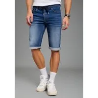 KangaROOS Jogg-Jeansbermudas Regular Fit, gerade geschnittenes Bein