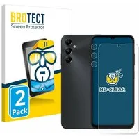 BROTECT Displayschutzfolie Schutzfolie für Samsung Galaxy A05s (Display+Kamera), 2 Stück, Displayschutz Schutz Folie Klar Transparent