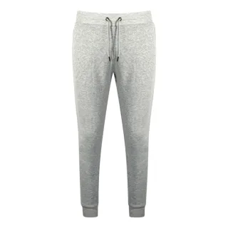 Cavalli Class Print-Logo Graue Sweatpants