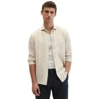 Marc O'Polo Langarmhemd aus feinem Leinen-Chambray