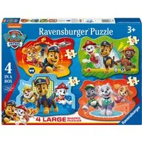 Ravensburger Konturenpuzzle Paw Patrol, Helden mit Fell, 52 Puzzleteile, Made in Europe