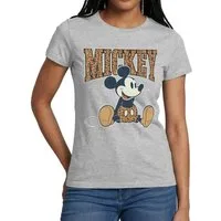 Spreadshirt T-Shirt Mickey & Minnie Mickey Mouse Leo Look Frauen T-Shirt (1-tlg)