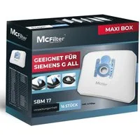 McFilter Staubsaugerbeutel 16 Stück, passend für Siemens VZ16GALL-Typ G ALL, VS06A111 VS06B1110 VS06B113, 16 St., Staubbeutel inkl. 4 Filter