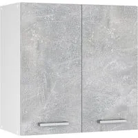 Vicco Hängeschrank R-Line, Beton/Weiß, 60 cm (1-St)