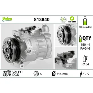 Valeo Klimakompressor Ford Mondeo 4 S-Max Volvo S60 S80 V70 XC60 1 XC70