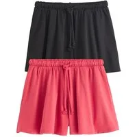 Next Shorts Jersey-Shorts mit Kordelzug (2-tlg)