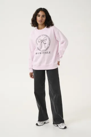 Sweatshirt Loose fit Lilac Snow pink