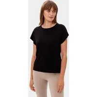 Les Lunes Kurzarmshirt MOLLY Shirt Oversize Weites Rundhals Shirt, Loose Fit, Oversize Look, Casual, Soft