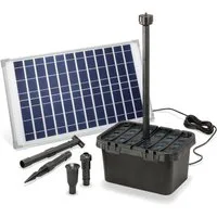 esotec Teichfilter 25/1250 Solar Unterwasserfilter-Set Pumpe 1250l/h Modul 25Wp 100903 (Komplettset)