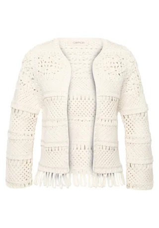 CARTOON - Casual-Strickjacke beige - Gr. - 42