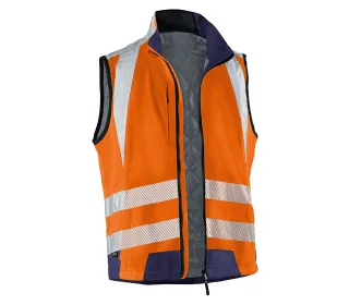 KÜBLER REFLECTIQ Weste PSA 2 warnorange/dunkelblau XXL - 7207 8340-3748-XXL