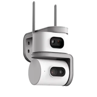 QD01 2MP+2MP HD WiFi PTZ Camera Dual lens Dual Screen IP Camera PIR Motion Detect Two-way Audio IP66 Waterproof Outdoor