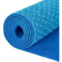 Mazovia Kunstrasen Kunstrasen mit Noppen, Meterware, Outdoor Blau, 100 x 100 cm, UV-beständig,witterungsbeständig und wetterfest,für Balkone,Camping
