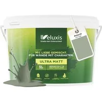 Veluxis Wandfarbe Veluxis® Wandfarbe Universal, Deckkraft-Klasse 1, Streifenfrei, tropfarm & VOC-frei