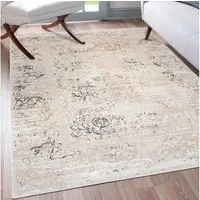 Mazovia Designteppich Modern Abstrakt Teppich für Wohnzimmer Schlafzimmer Büro - Kurzflor, 120 x 170 cm, Fußbodenheizung