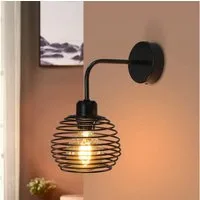 Nettlife Wandleuchte Wandleuchte Vintage Innen Wandlampe Retro, LED wechselbar, Wohnzimmer Schlafzimmer Küche Esszimmer Treppe Bar Industrial