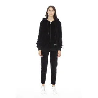 Baldinini Trend Schwarzer Baumwollpullover für Frauen