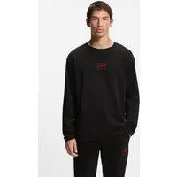 HUGO Langarmshirt T-Shirt Laze Longsleeve mit Rundhalsausschnitt