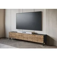 Home affaire Lowboard PHUKET, TV-Board mit Strukturfront, Breite ca. 190 cm