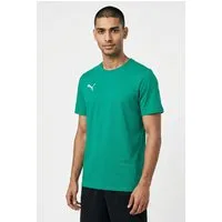 PUMA Trainingsshirt TEAMGOAL CASUALS TEE gerader Abschluss, Kurzarm, für Sportmode, Rundhalsausschnitt