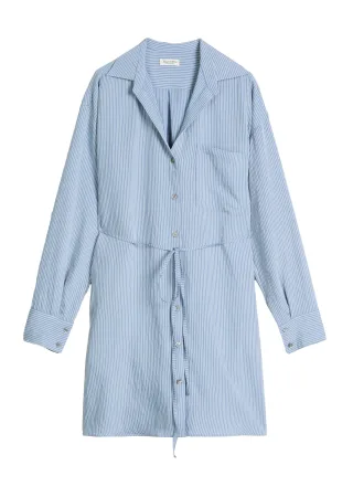 Marc OPolo Casual - Streifenblusenkleid blau/weiß - Gr. - 36
