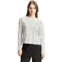 TOM TAILOR Denim T-Shirt mit Streifen Muster