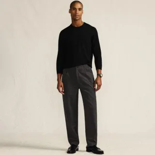Wool Touch Hose für Herren, Herren, size: regular, Blau, Polyester/Viskose/Polyester-Mischung, by Lands' End