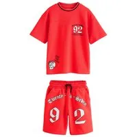 Next T-Shirt & Shorts Varsity T-Shirt und Shorts im Set (2-tlg)