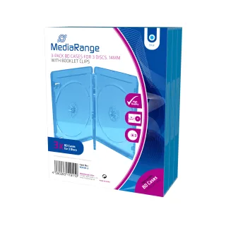 MEDIARANGE BOX38-3-30 | box38-3-30 | Blu-ray-Gehäuse - 3 Disks