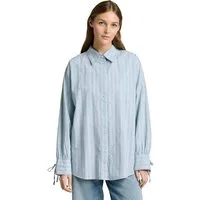 TOM TAILOR Denim Klassische Bluse mit Streifen Muster